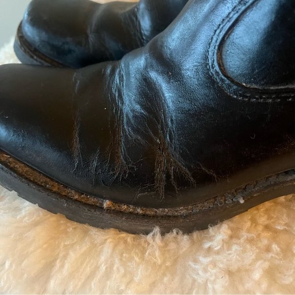 Dayton Boots 6460 CSA Engineer | Patina Project Dayton Vintage Black Motorcycle Boots